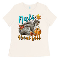 Bone Nuts About Fall Squirrel Ladies Tee - LillyAllenDesigns