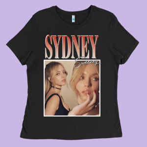 Sydney Sweeney Ladies Tee Designed By Lanvoart