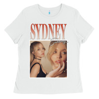 White sydney sweeney Ladies Tee - lanVoArt