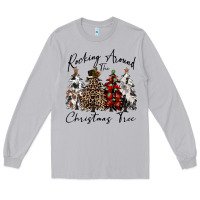 Moon Dust rocking around the christmas tree Long Sleeve Tee - CowGirlArtShop