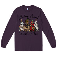 Plum rocking around the christmas tree Long Sleeve Tee - CowGirlArtShop
