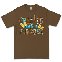 Cacao Created With A Purpose Premium Tee - LillyAllenDesigns