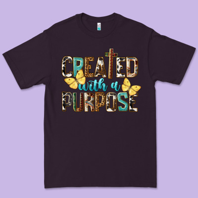 Created With A Purpose Premium Tee Designed By Lillyallendesigns