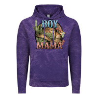 Cloud Purple Boy Mama western cactus Cowboy Vintage Hoodie - HowdyJamesFarm