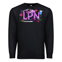 Black Valentine LPN Premium Sweatshirt - CowhideDigitalArt