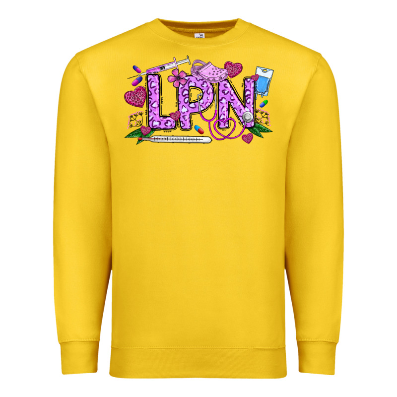 Valentine Lpn Premium Sweatshirt by CowhideDigitalArt | Teevron