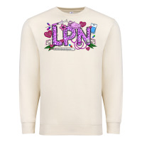 Sandshell Valentine LPN Premium Sweatshirt - CowhideDigitalArt
