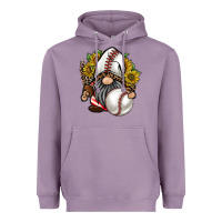 Lavender baseball gnome Heavyweight Hoodie - RacoonDesign