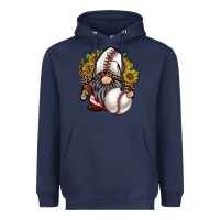 Navy baseball gnome Heavyweight Hoodie - RacoonDesign
