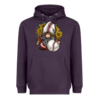 Plum baseball gnome Heavyweight Hoodie - RacoonDesign