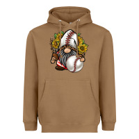 Toasted Coconut baseball gnome Heavyweight Hoodie - RacoonDesign