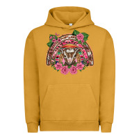 Pigment Peanut Butter pink floral baby goat rainbow Urban Hoodie - BarkalooDesign