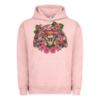 Pigment Salmon pink floral baby goat rainbow Urban Hoodie - BarkalooDesign