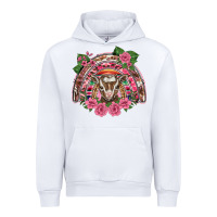 White pink floral baby goat rainbow Urban Hoodie - BarkalooDesign