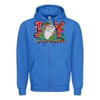 True Royal joy to the world Zipper Hoodie - CowhideDigitalArt