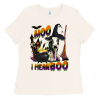 Bone Moo I Mean Boo Holstein Cow Ladies Tee - LillyAllenDesigns