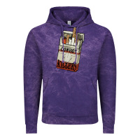 Cloud Purple Cowboy killers cigarette package Vintage Hoodie - HowdyJamesFarm