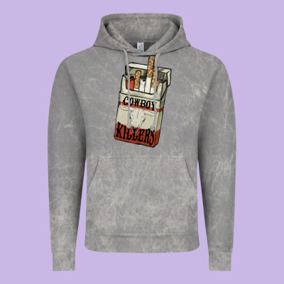 Cowboy Killers Cigarette Package Vintage Hoodie Designed By Howdyjamesfarm