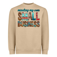 Mushroom Minding My Own Small Business Heavyweight Sweatshirt - BundleAndBundleShop