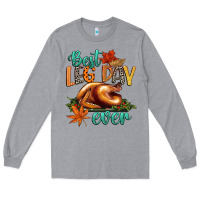 Heather Grey best leg day ever Long Sleeve Tee - CowGirlArtShop