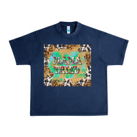 Navy mama tried with leopard and cowhide tumbler tbs Urban Heavy Tee - TumblerDesignByShophia
