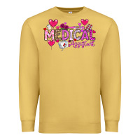 Antique Gold Valentine Medical Assistant Premium Sweatshirt - CowhideDigitalArt