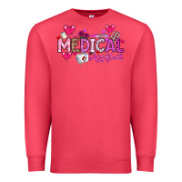 Cardinal Valentine Medical Assistant Premium Sweatshirt - CowhideDigitalArt