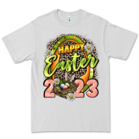 Dove Grey Happy Easter 2023 Premium Tee - LillyAllenDesigns