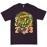 Plum Happy Easter 2023 Premium Tee - LillyAllenDesigns