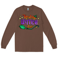Chestnut resting witch face Long Sleeve Tee - Jasminsmagicworld