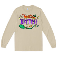 Mushroom resting witch face Long Sleeve Tee - Jasminsmagicworld