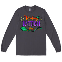 Smoke resting witch face Long Sleeve Tee - Jasminsmagicworld