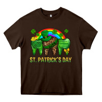 Chocolate Brown St. Patricks Dental Heavy Core Tee - BundleAndBundleShop