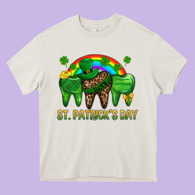 St. Patricks Dental Heavy Core Tee Designed By Bundleandbundleshop