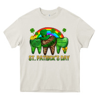 Cream St. Patricks Dental Heavy Core Tee - BundleAndBundleShop