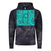 Cloud Black glitter turquoise Vintage Hoodie - TumblerDesignByShophia