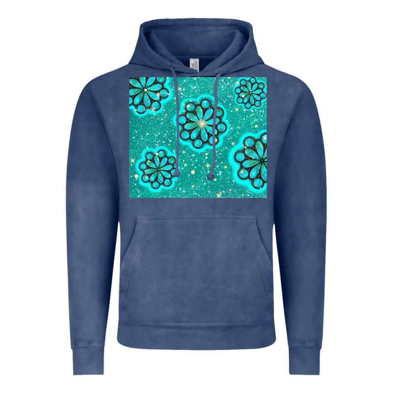 Glitter Turquoise Vintage Hoodie by TumblerDesignByShophia | Teevron