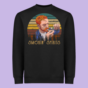 Legend Smoking Tyler Darling Childers Art Gift For Fans Heavyweight Sweatshirt Designed By Lanvoart