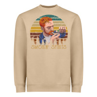 Mushroom legend smoking tyler darling childers art gift for fans Heavyweight Sweatshirt - lanVoArt