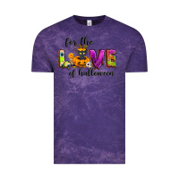 Cloud Purple For the love of Halloween Vintage Tee - NancyCooperArtShop