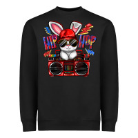 Black hip hop Heavyweight Sweatshirt - FaDigitalArtStudio