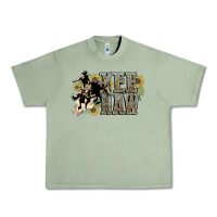 Oil Green Yee haw Cowboy western Urban Heavy Tee - HowdyJamesFarm