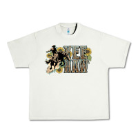 Pistachio Yee haw Cowboy western Urban Heavy Tee - HowdyJamesFarm
