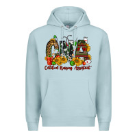 Blue Mist christmas cna certified nursing assistant Premium Hoodie - FaDigitalArtStudio