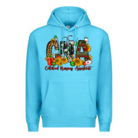 Ocean Blue christmas cna certified nursing assistant Premium Hoodie - FaDigitalArtStudio