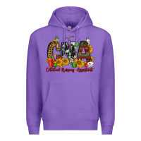 Purple christmas cna certified nursing assistant Premium Hoodie - FaDigitalArtStudio