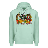Seafoam christmas cna certified nursing assistant Premium Hoodie - FaDigitalArtStudio