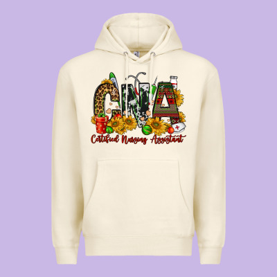 Christmas Cna Certified Nursing Assistant Premium Hoodie Designed By Fadigitalartstudio
