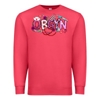 Cardinal Valentine OBGYN Premium Sweatshirt - CowhideDigitalArt