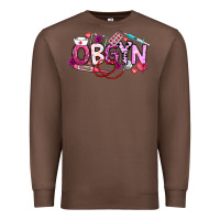 Chestnut Valentine OBGYN Premium Sweatshirt - CowhideDigitalArt